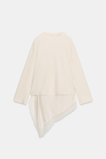 КОМБИНИРОВАННЫЙ ТОП С КРУЖЕВОМ — ZARA
