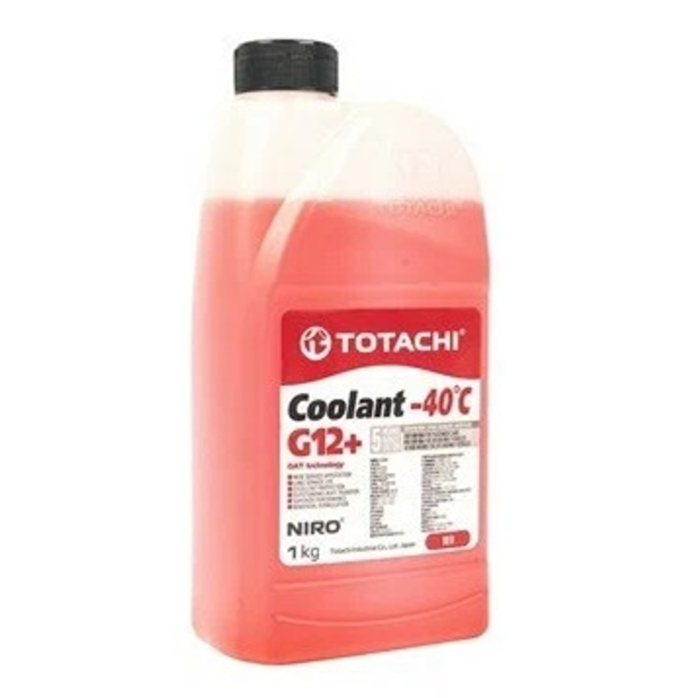 Жидкость охлаждающая (антифриз красный) TOTACHI NIRO COOLANT Red -40C G12+ 1кг