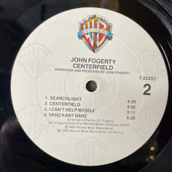 Винтажная виниловая пластинка LP John Fogerty Centerfield (USA 1985) The Old Man Down The Road