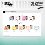 Плюшевый попсокет + фотокарта Stray Kids "THIS & THAT" — PLUSH MAGNETIC HOLDER