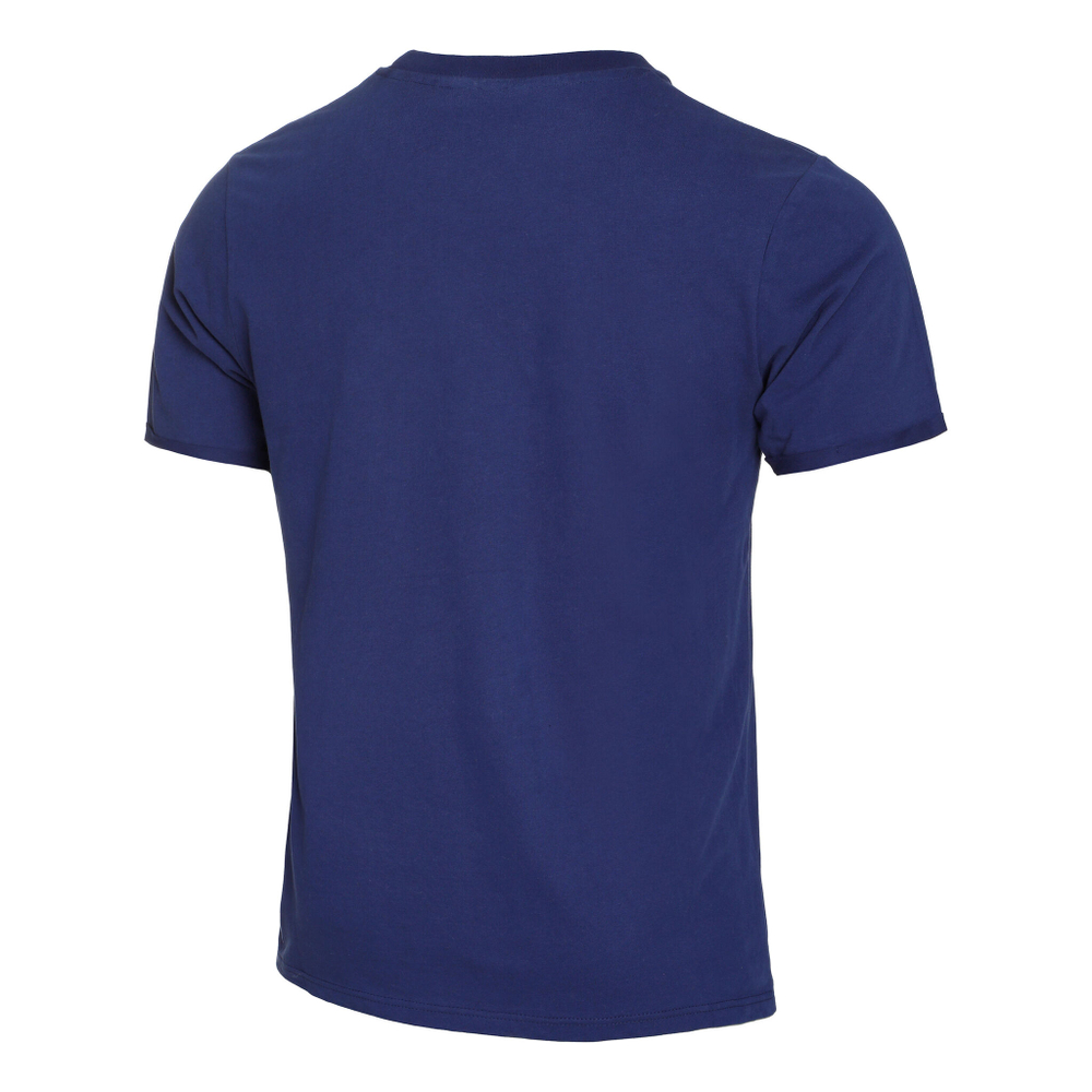Мужское теннисное поло Quiet Please Retro Block T-Shirt Men - Dark Blue, Multicoloured