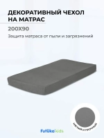 Чехол для матраса в цвет кровати для диван-кровати Крекер, Стич и Майло микровелюр