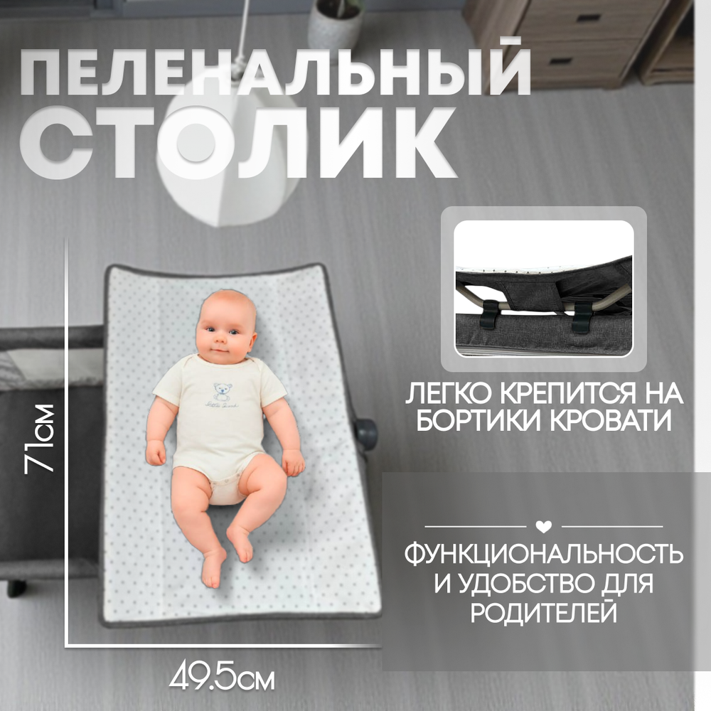 Детская кроватка 5в1 Meluna LUX