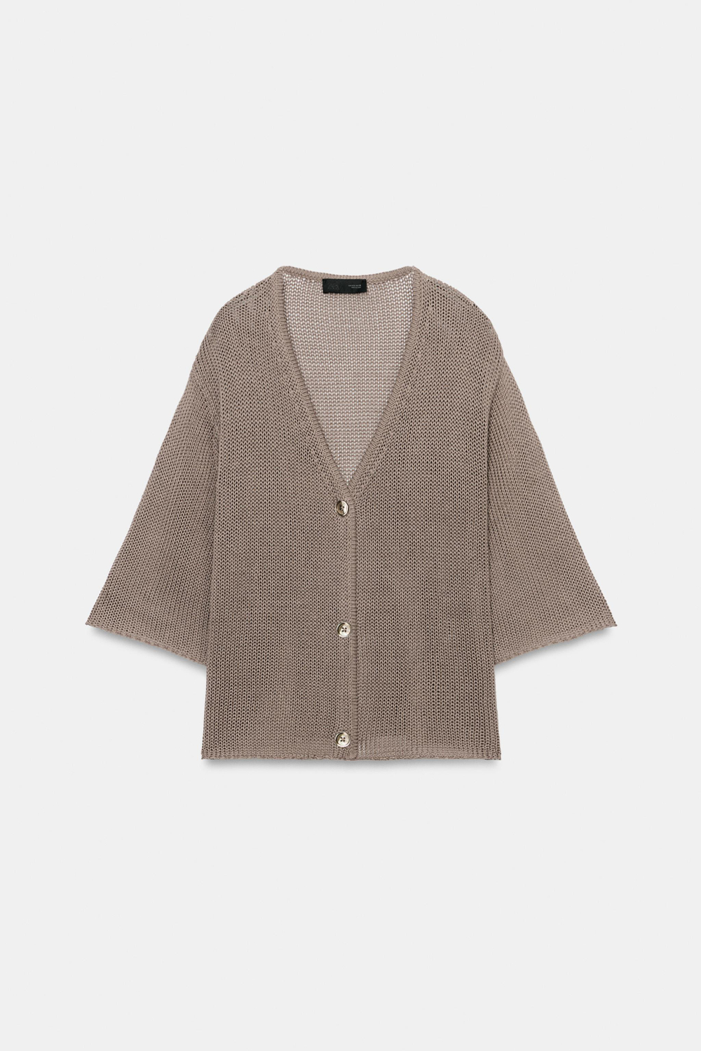 КАРДИГАН С ШИРОКИМИ РУКАВАМИ — ZARA