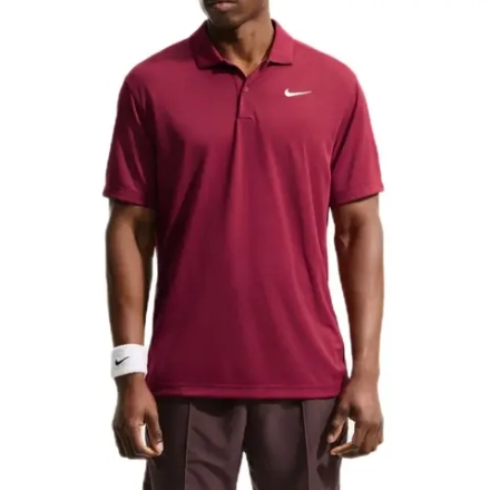 Теннисное поло Nike Court Dri-Fit Solid - team red/white
