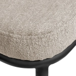 Стул Bradex Home Lucas 2 латте шенилл с чёрными ножками
