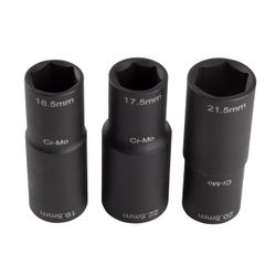 AFFIX (AF00640180C) Набор ударных глубоких шестигранных головок 1/2", 15-24 мм, 18 предметов, кейс