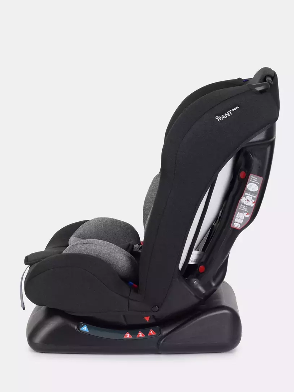 Автокресло ZY19 "Rally" RANT basic (Grey) группа 0+-1-2 (0-25 кг)