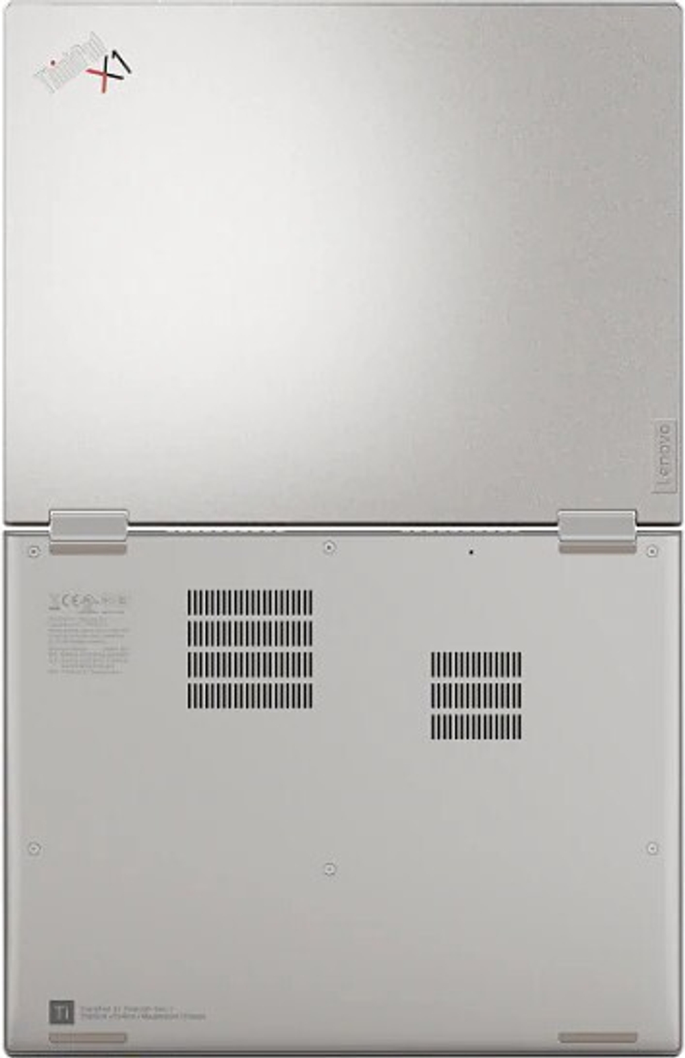 Ноутбук Lenovo ThinkPad X1 Titanium Yoga (20QA001URT) 13.5;(2256x1504)IPS Cенсорный/ i7-1160G7(2.1ГГц)/ 16Гб/ 1Тб SSD/ Iris Xe Graphics/ нет DVD/ Win10 Pro/ Серый