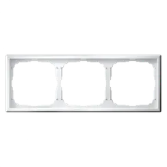 Рамка пластиковая на 3 поста универсальная Systeme Electric ArtGallery Белый GAL000103