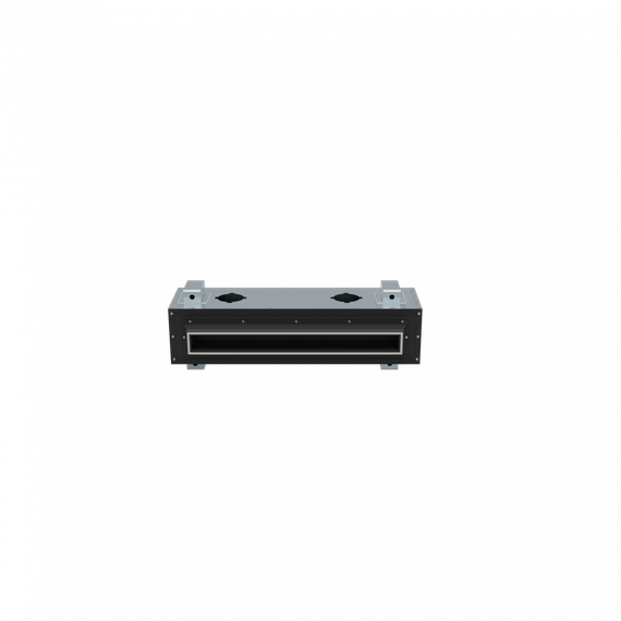 Flexag RA-1-500-25-B щелевой диффузор с КСД под натяжной потолок, черный