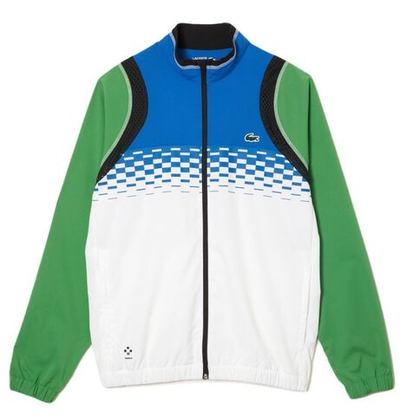 Мужской теннисный костюм Lacoste Tennis x Daniil Medvedev Jogger Set - green/blue