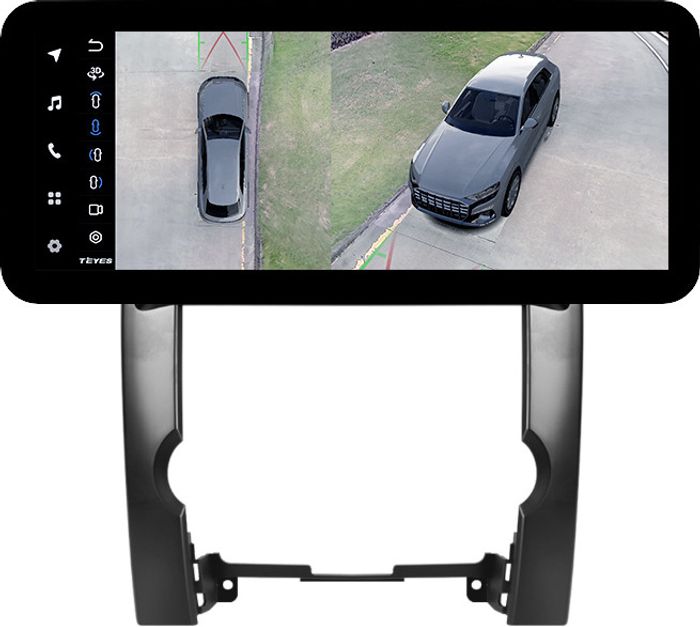 Магнитола для KIA Sorento 2 XM 2009-2012 (штатный усилитель) - Teyes LUX ONE 360 монитор 12.3" 2K QLED на Android 10, Быстрая, CarPlay, 4G SIM-слот, 4 камеры в комплекте