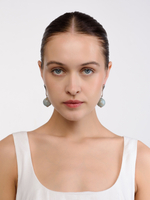 Серьги "Spherum Complex Green" Silver