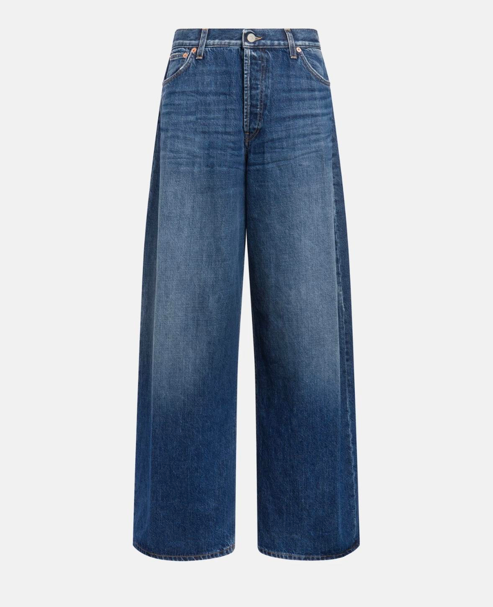 Джинсы DonDup 849 синие широкие