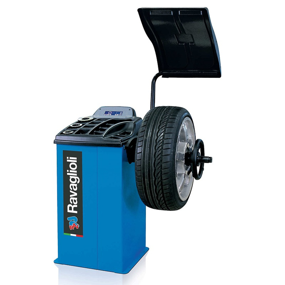 Балансировочный станок, ручной ввод, диаметр диска 10-26", LCD дисплей, RAVAGLIOLI (Италия)