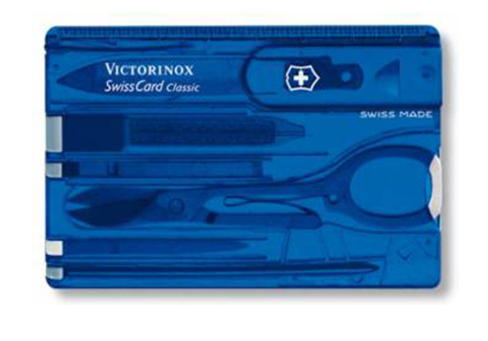 Швейцарская карточка Victorinox SwissCard, синяя