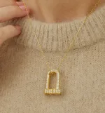 СЕРЬГИ "STATEMENT 2 IN 1"