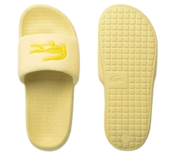 Сланцы Lacoste Serve Slide 1.0 - light yellow/yellow