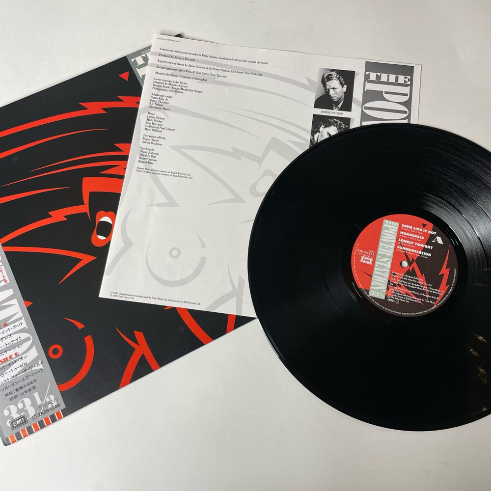 Винтажная виниловая пластинка LP The Power Station (Japan 1985) (Obi)