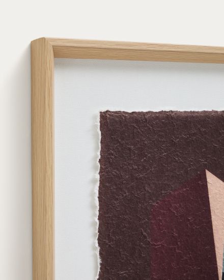 Многоцветная картина Veluni из переработанной бумаги 60 x 60 см