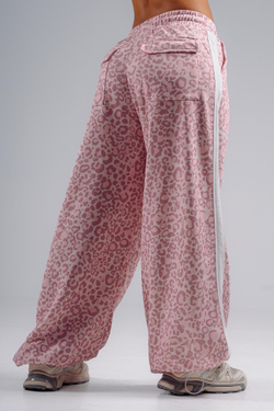 Брюки Baggy Leopard Sweatpants PRIMAL 865 Розовый леопард