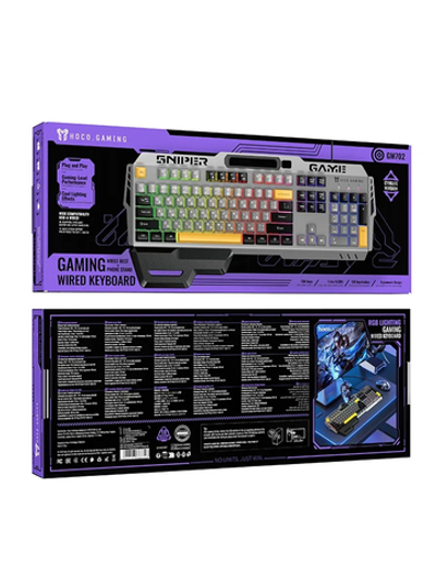 Игровая проводная клавиатура с подсветкой GM702