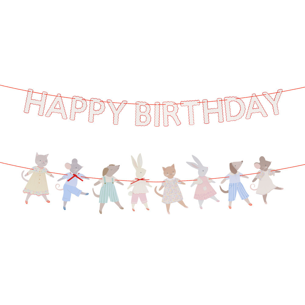 Гирлянда "С Днем Рождения" [Happy Birthday] "Дружба" (1,8 м)