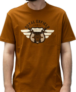 Футболка Royal Enfield SHIELD GRAPHIC TS MUSTARD