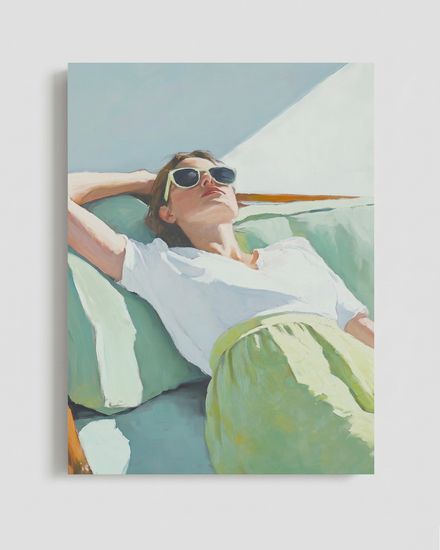 Интерьерная картина "Poolside Lounger"
