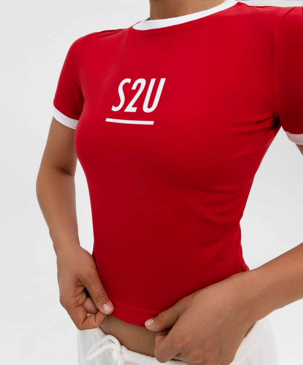 Футболка short red