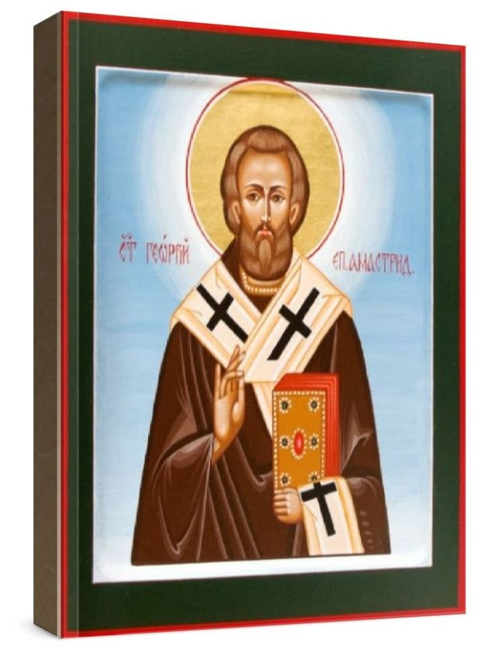 Георгий Амастридский (рукописная икона)