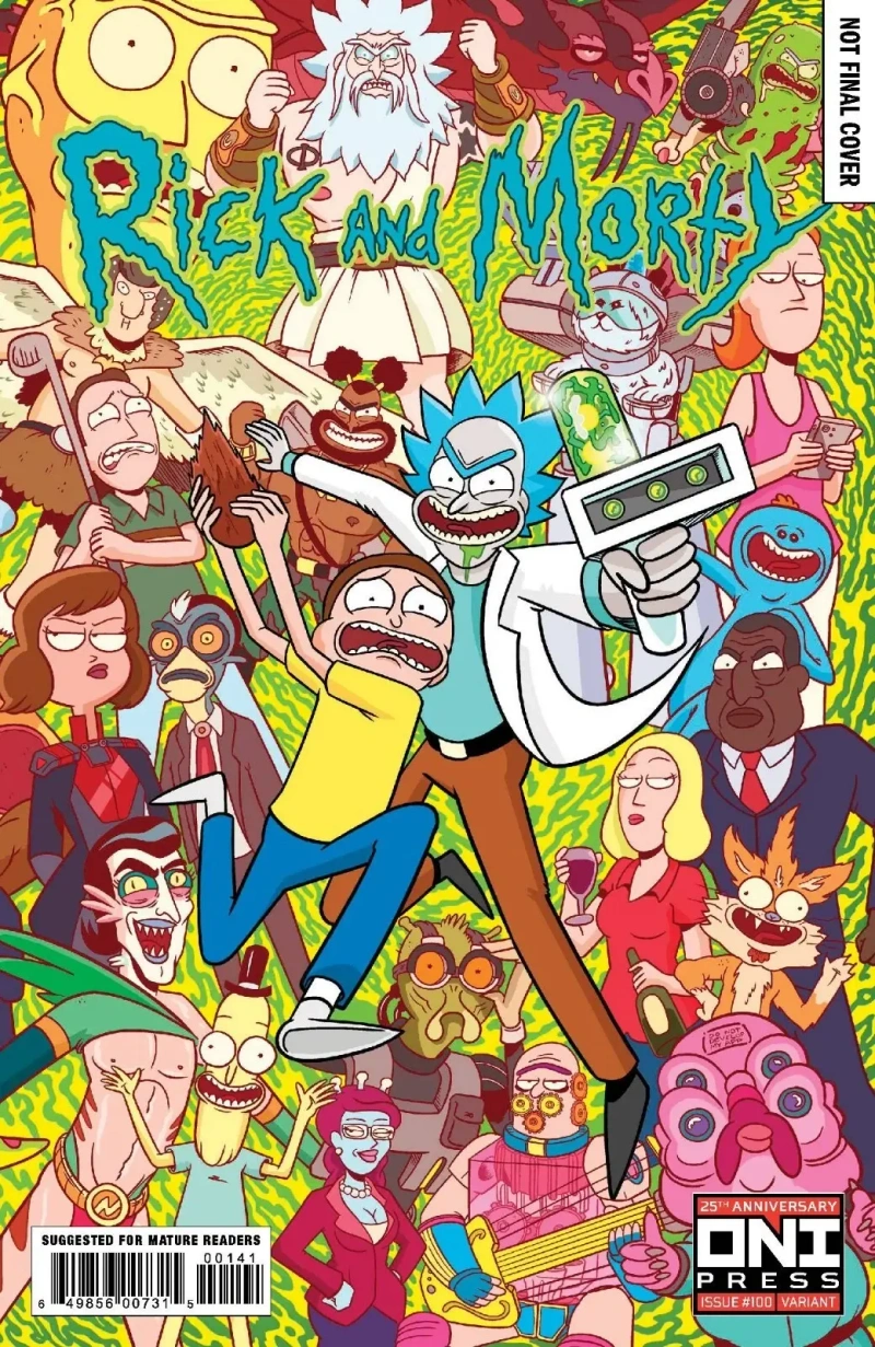 Rick And Morty #100: Variant Marc Ellerby (Cover D)