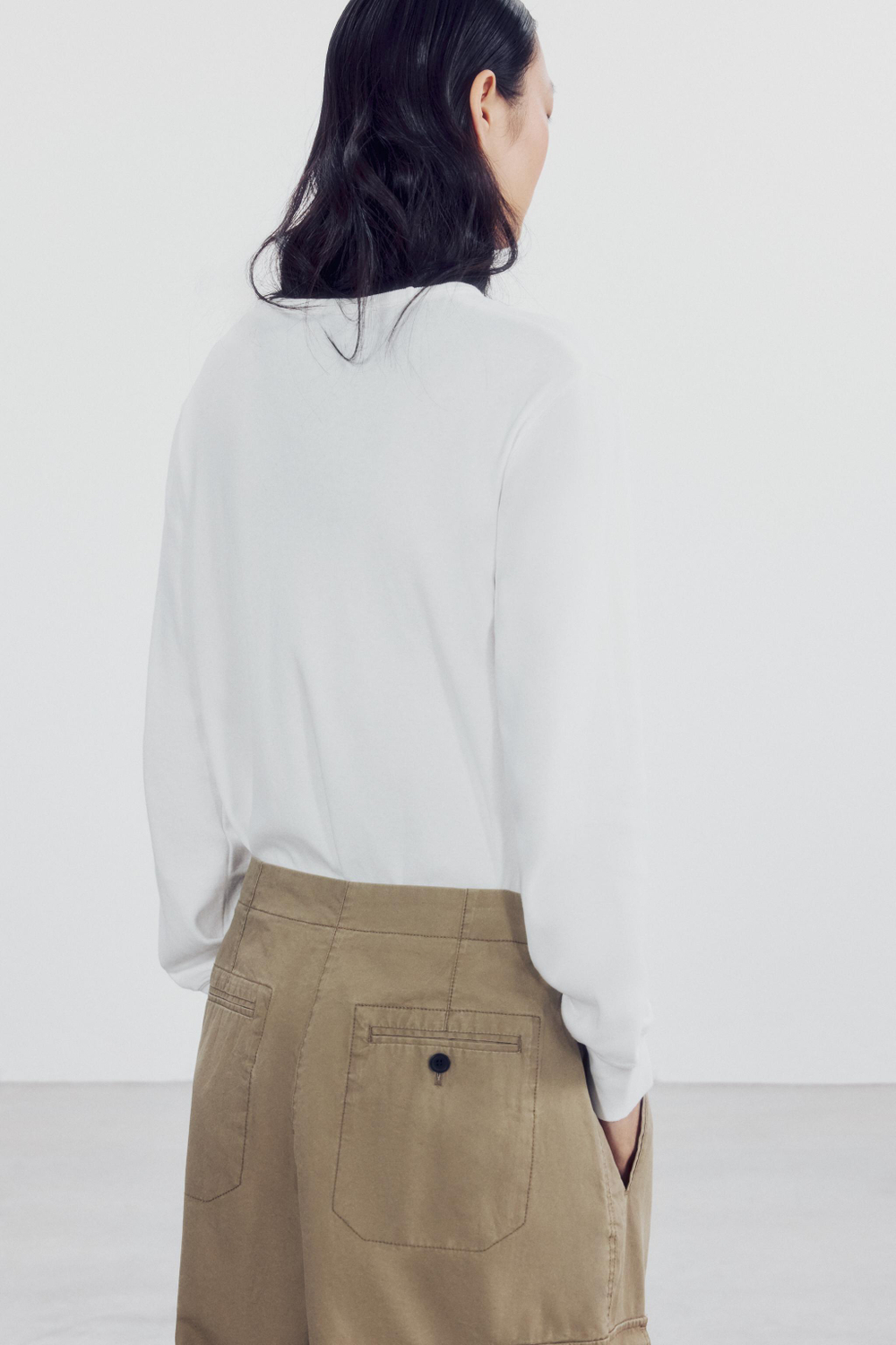 ФУТБОЛКА С ДЛИННЫМИ РУКАВАМИ — ZARA