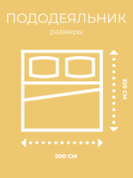 Пододеяльник 200х220 Евро Перкаль Хлопок Созвездия на темно-синем
