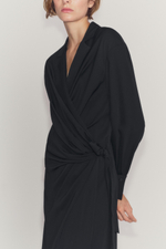 АТЛАСНОЕ ПЛАТЬЕ С УЗЛОМ — ZW COLLECTION — ZARA