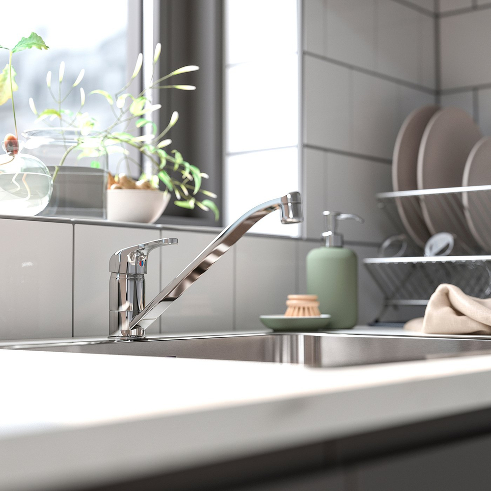 IKEA LAGAN  (ИКЕА ЛАГАН)  -  Смеситель для кухни - хром