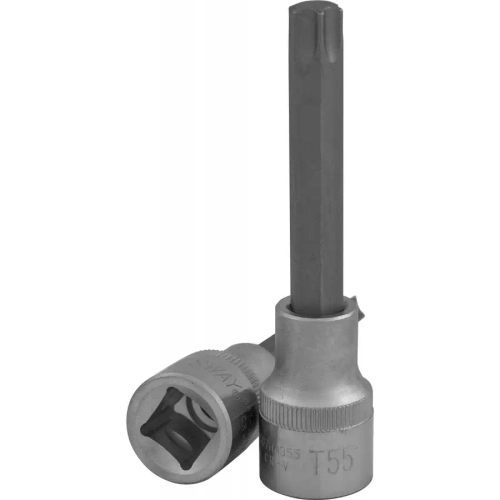 Насадка торцевая 1/2"DR с вставкой-битой TORX®, T45, 100 мм JONNESWAY S07H4345