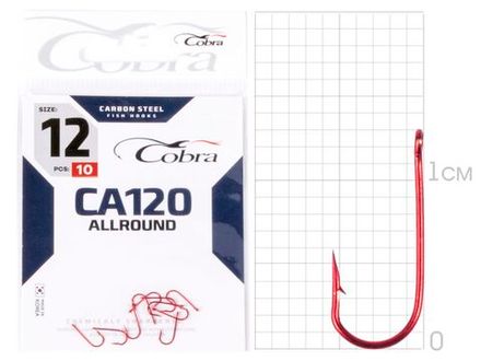 Крючки Cobra ALLROUND сер. CA120 разм. 014 10шт.