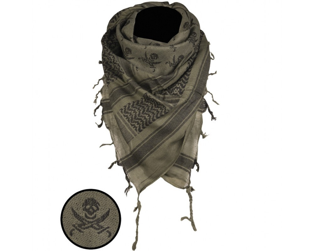 Шемаг Mil-Tec Skull Olive/Black