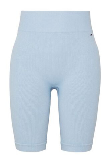 Женские Шорты теннисные Tommy Hilfiger HW Seamless Washed Ribbed Shorts - небесный