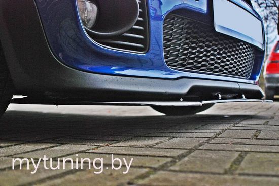 Сплиттер переднего бампера для Mini Cooper R56 JCW