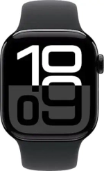 Apple Watch Series 10 46mm Aluminium Case, Jet Black