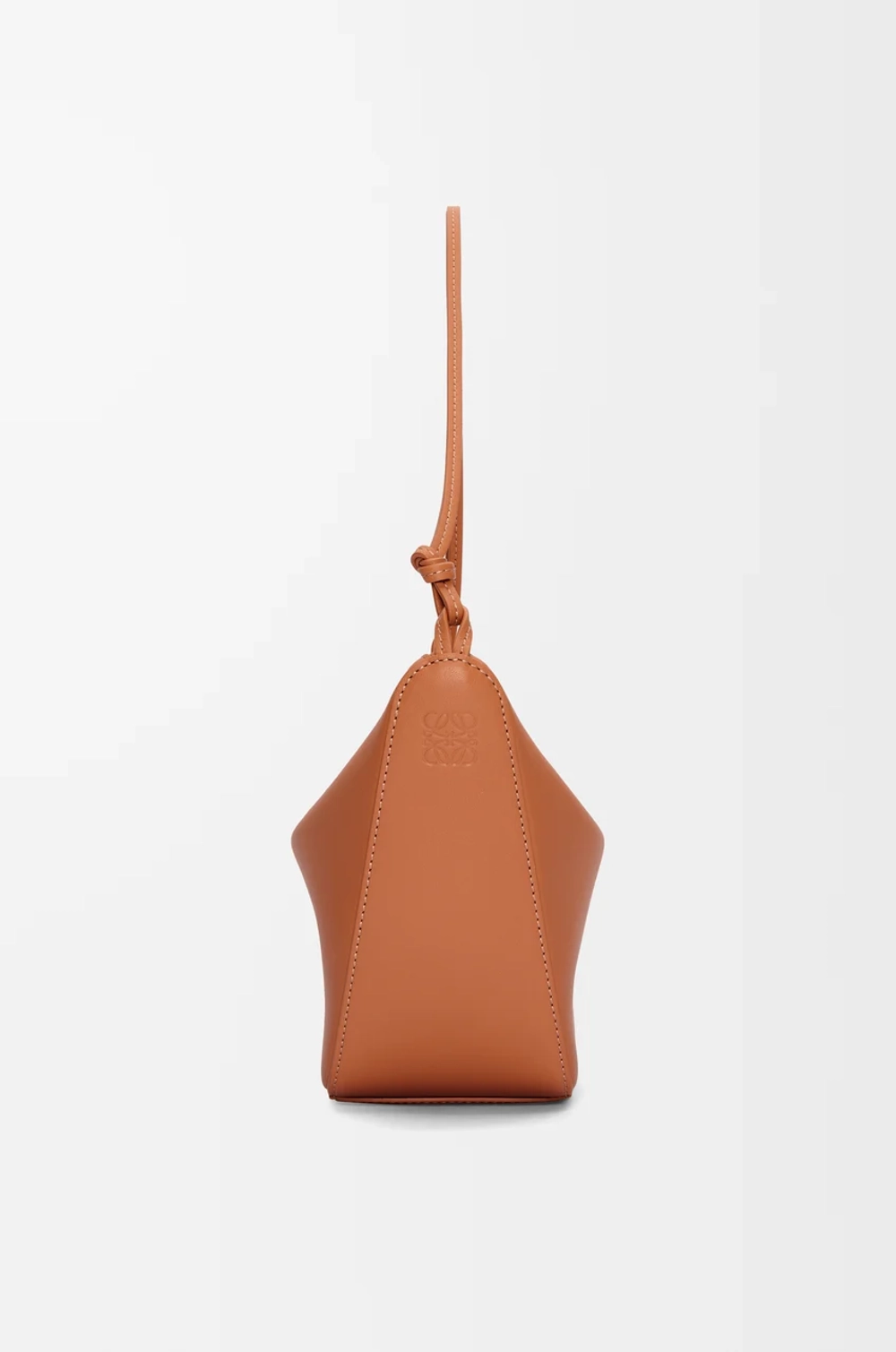 Loewe Мини сумка-хобо Hammock из классической телячьей кожи, желто-коричневый