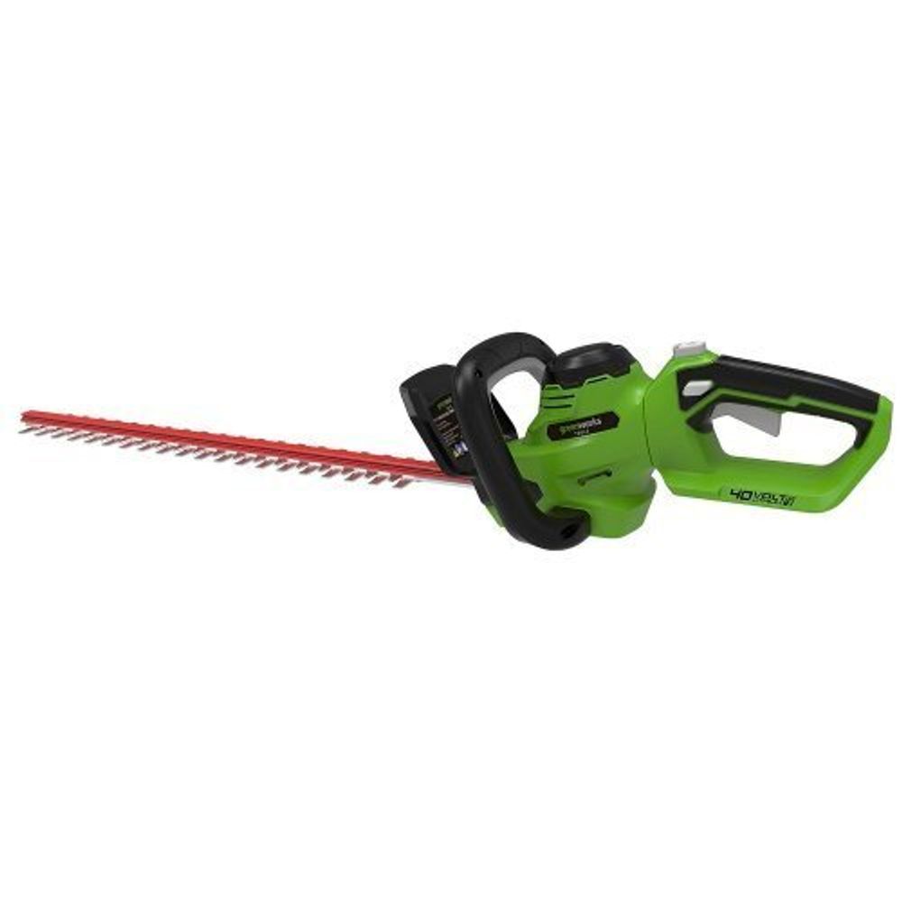 Аккумуляторный кусторез Greenworks G40HT61, 2200907,40v, 60 см, в комплекте с АКБ 2 А·ч и ЗУ