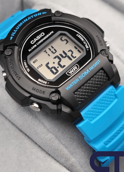 Casio W-219H-2A2 — унисекс наручные часы