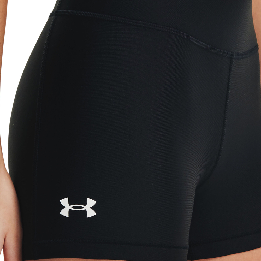 Женские теннисные шорты Under Armour Heatgear Mid Rise Ball Shorts Women - Black, White