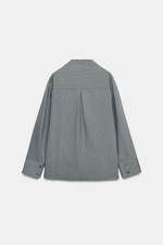 РУБАШКА В ПОЛОСКУ С ЗАПАХОМ — ZW COLLECTION — ZARA