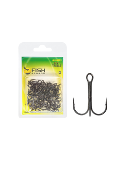 Крючок рыболовный Fish Crystal тройной TREBLE 8003 №3/0 ( 5 упаковок )