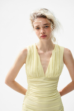 Драпированное шифоновое платье - H&M